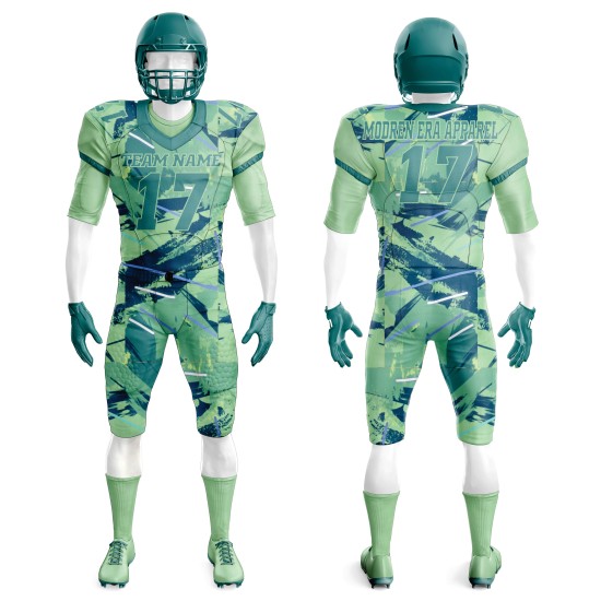 Custom Youth American Football Wear Classical Style Fully Customized Eco-friendly Sublimation American Football Uniforms sets