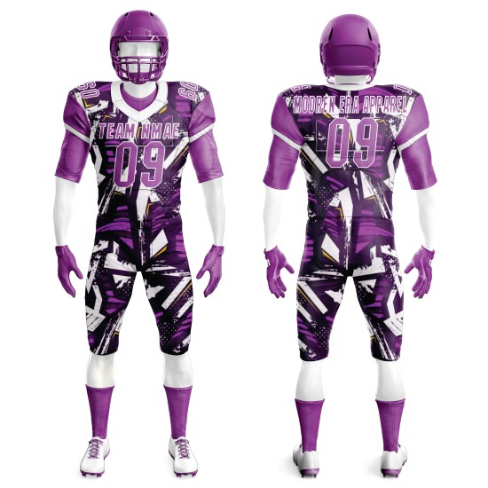 High Quality Custom Sublimation Breathable Summer American Football Jerseys Factory-Made Short Sleeves Low MOQ Uniforms