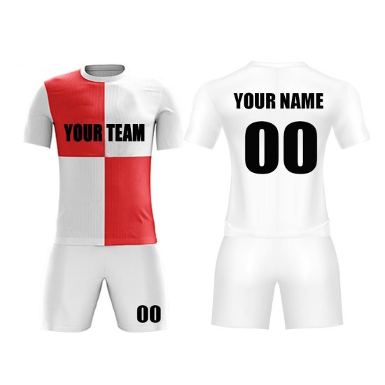 2024-2025 Wholesale 100% Polyester National Team Soccer Wear Sublimation Football Jerseys Set Custom Men Football Uniforms