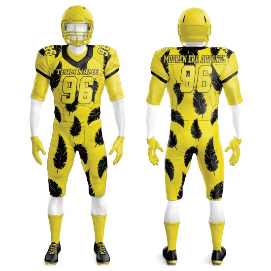 100% Polyester spandex American Football Shirt Uniform High Quality Sublimation American Football Uniforms sets