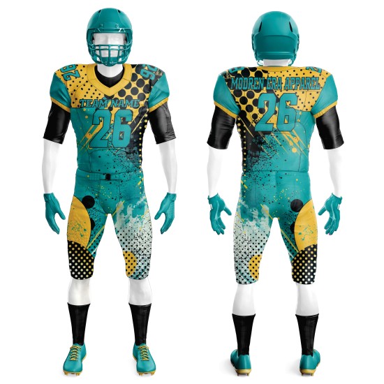 OEM American Football Jerseys Suit Custom Team Sports Wear Sublimated American Football Uniforms sets