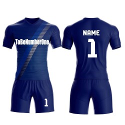 Breathable Soccer Wear Kit Custom Football Jerseys Soccer T-shirt Uniform Sublimated 2 Piece Soccer Jersey Set