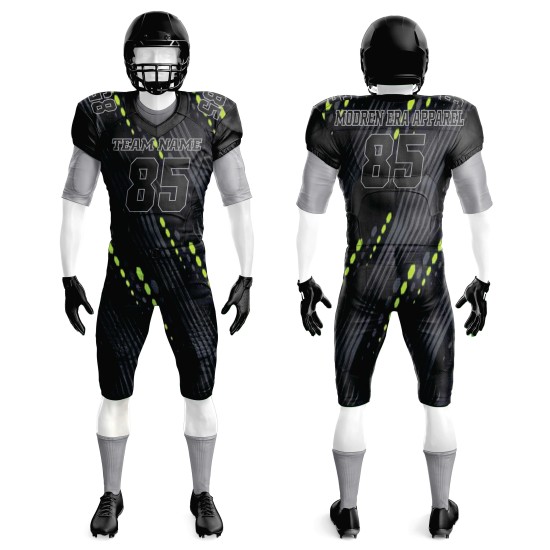 Custom Designed American Football Jerseys with Short Sleeves Sublimation Uniforms Contact Supplier for Similar Products