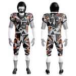 Custom Designed American Football Jerseys with Short Sleeves Sublimation Uniforms Contact Supplier for Similar Products