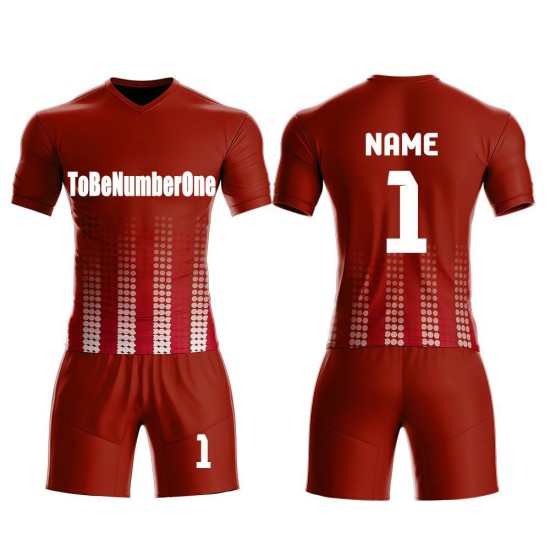 Unisex Quick-Drying Soccer Training Uniform Popular Kids Soccer Suit with Custom Name Logo Heat Sublimation Shirts Set Style