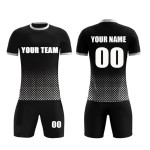 High Quality Men's Football Kits Soccer Custom Name Football Team Jersey Design Models Full Set Sublimation Soccer Uniforms