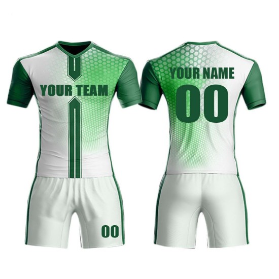 100% Polyester Football Jersey Uniform for Adults Thailand Quality Sublimation Soccer Jerseys Sets Custom Name for Clubs Teams