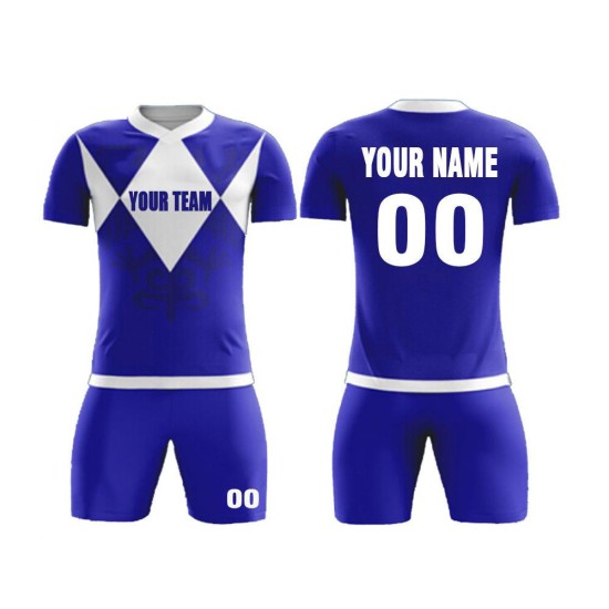 100% Polyester Football Jersey Uniform for Adults Thailand Quality Sublimation Soccer Jerseys Sets Custom Name for Clubs Teams