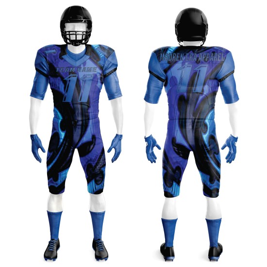 Custom Designed American Football Jerseys with Short Sleeves Sublimation Uniforms Contact Supplier for Similar Products