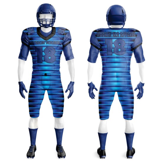 Fully Customized Sublimation American Football Uniforms in High Quality Printed American Football Uniforms