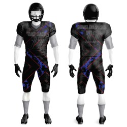 Custom Team Wear American Football Uniforms Wholesale Custom Design American Football Uniforms Plus Size Short Custom Sublimated